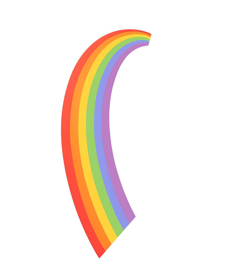 Rainbow connecting step 2 to 3